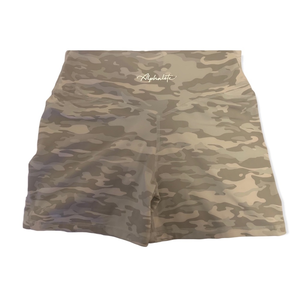 Alphalete Surface Power Short - Silver Camo size M